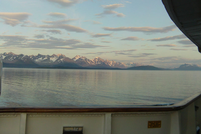 Fjord norvégien vu du pont du Princess Danae