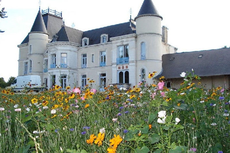 chateau de Toucy au printemps